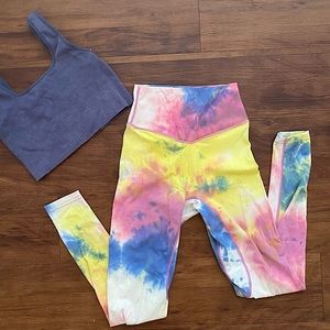 Balance / Vitality tie dye leggings